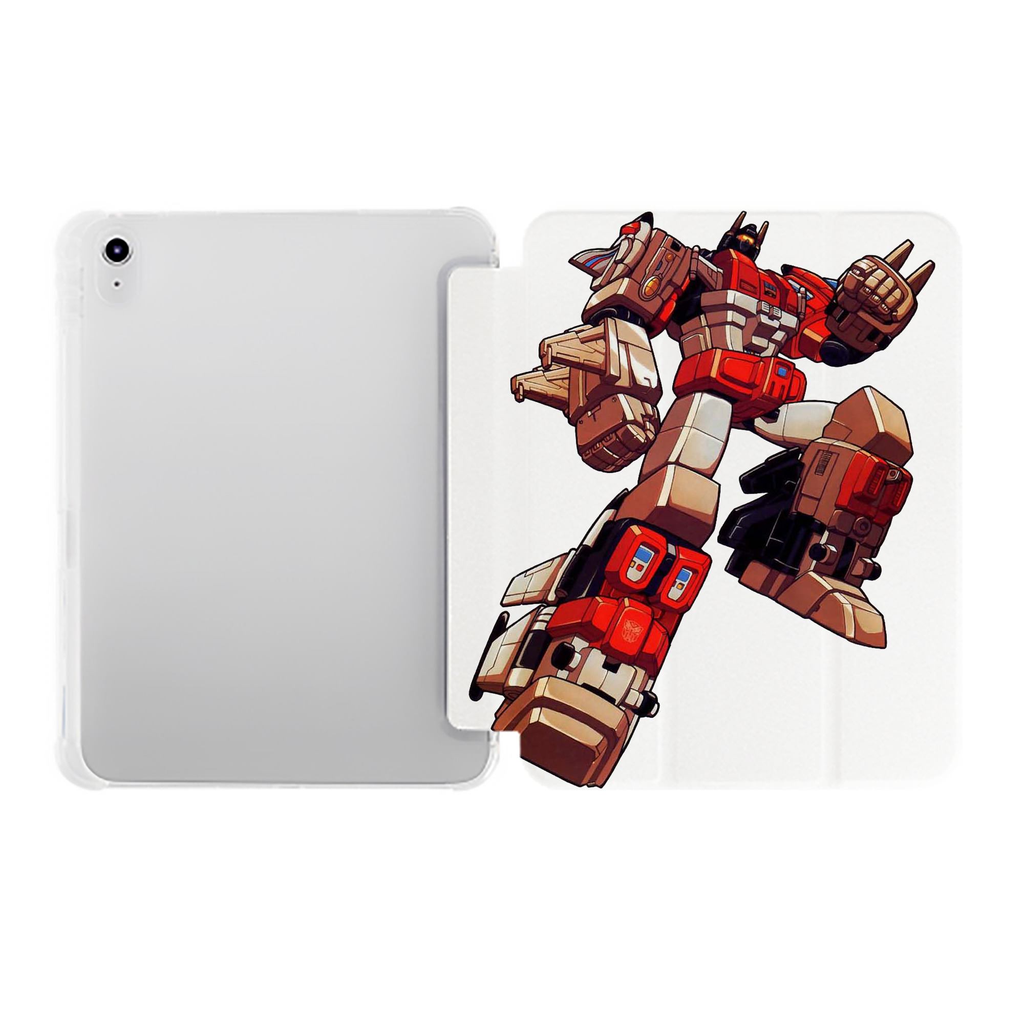 （画像用）  IPad ケース ペン収納付き 三つ折りスタンド PUレザー×シリコン 対応機種9.5/10.5/10.9インチ
